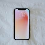 space gray iphone 6 on white textile